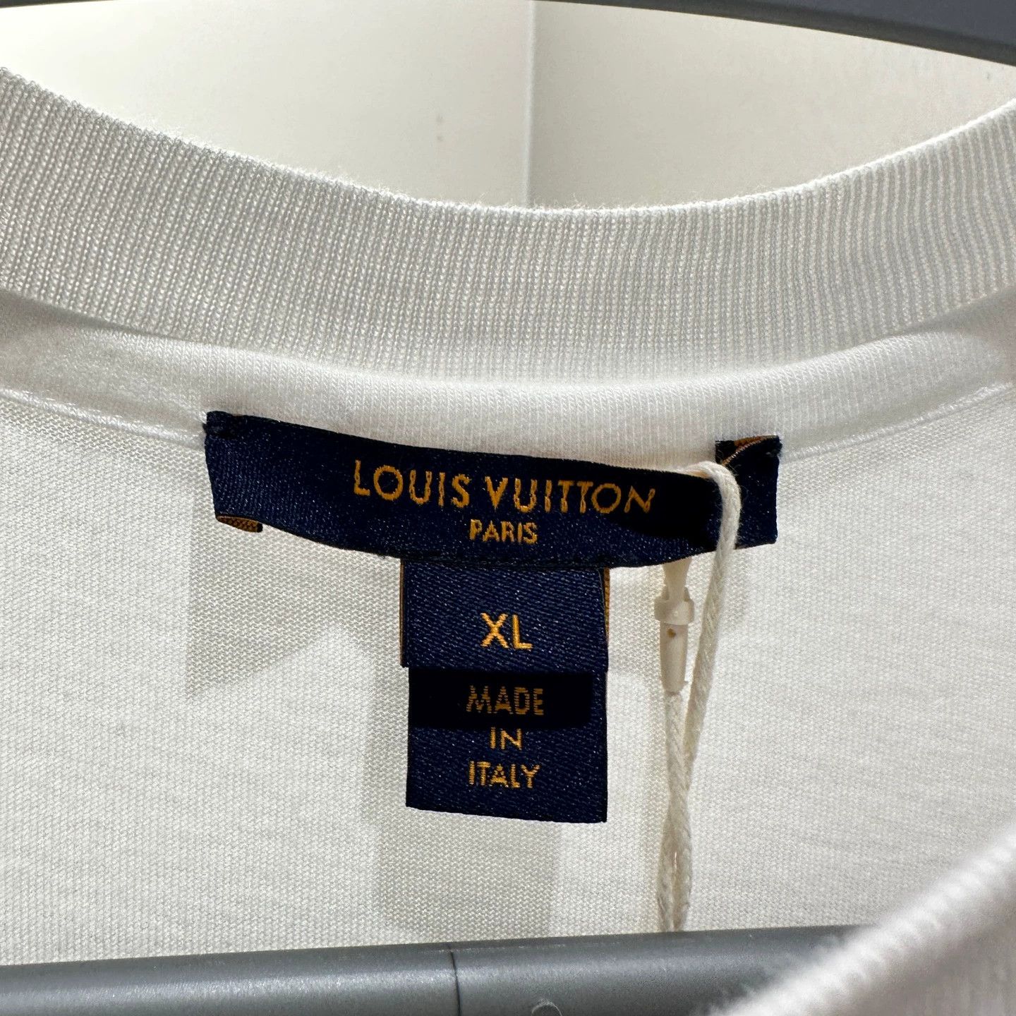 Louis Vuitton Louis Vuitton Chain Letter Short Sleeve Tee XL Cotton Size XL / US 12-14 / IT 48-50 - 3 Thumbnail