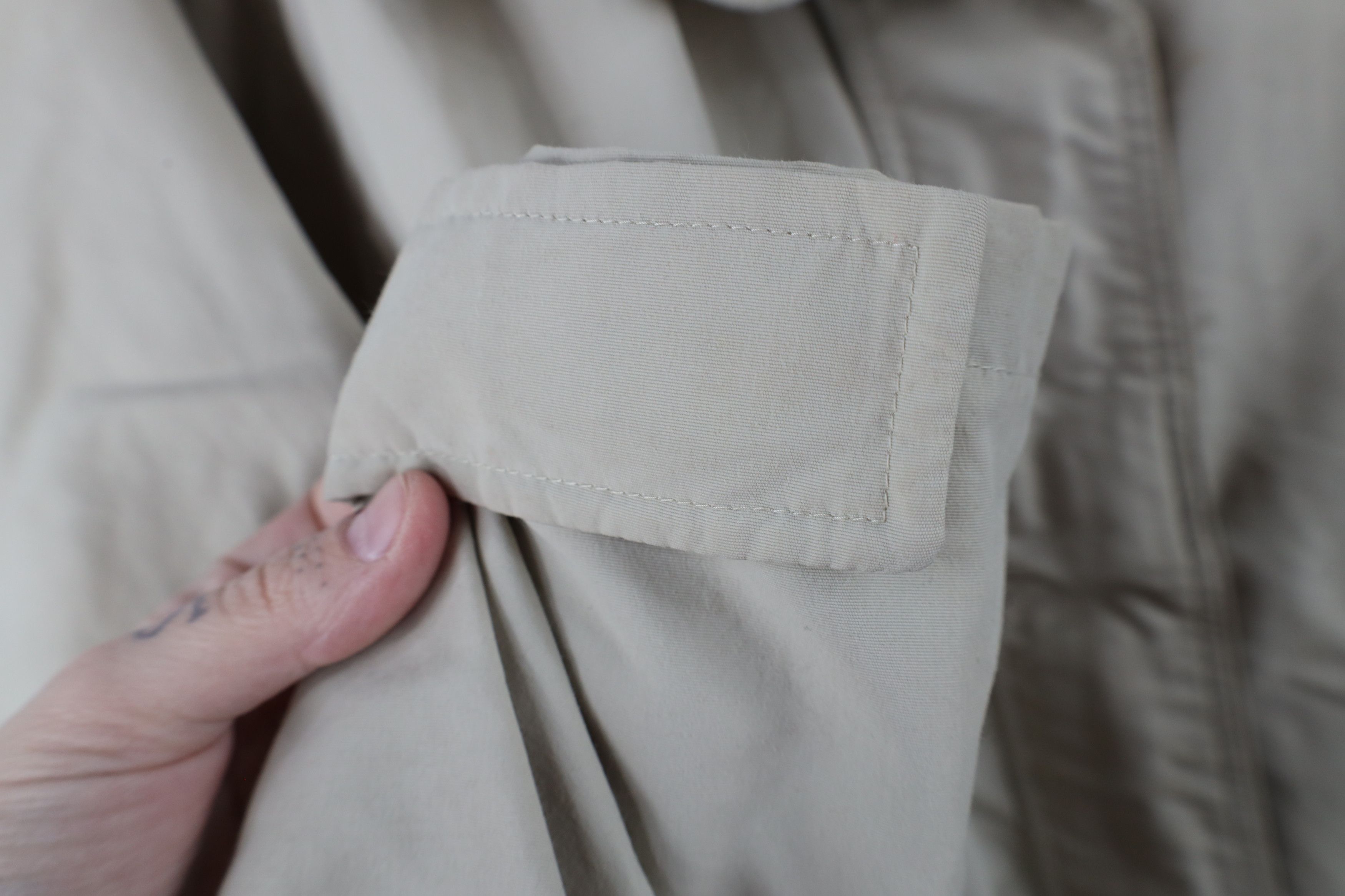 Lands' End × Vintage Vintage 90s Lands End Hooded Windbreaker Jacket Beige Size US XL / EU 56 / 4 - 9 Thumbnail