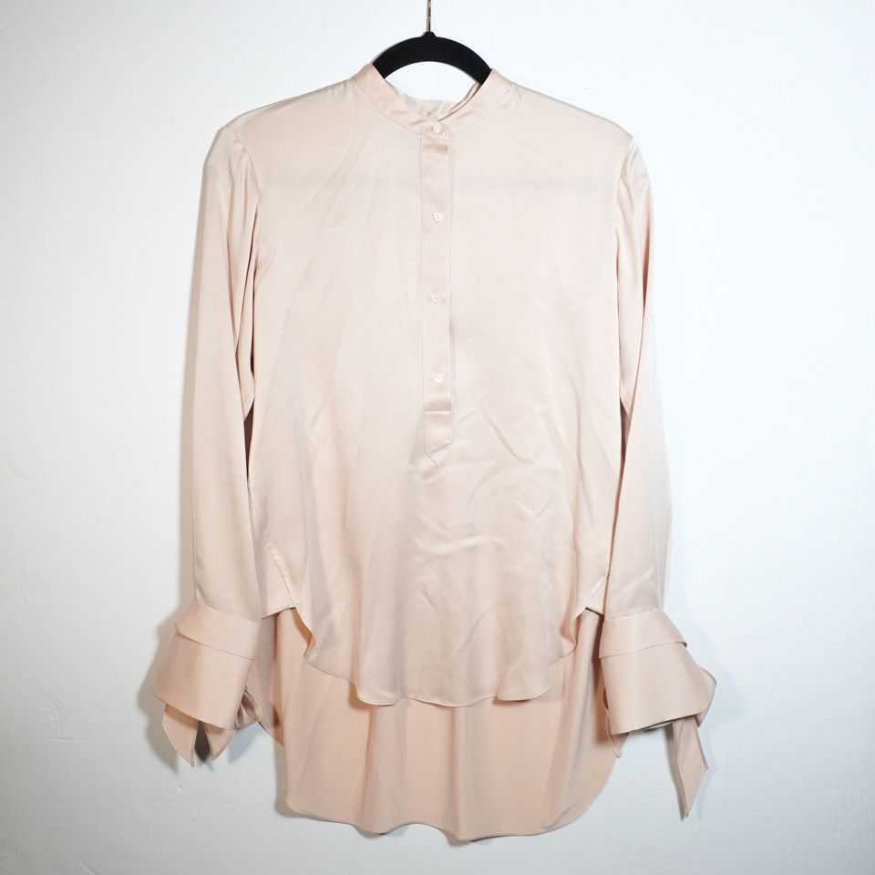 Rag & Bone Dylan Button Front Silk Charmeuse
