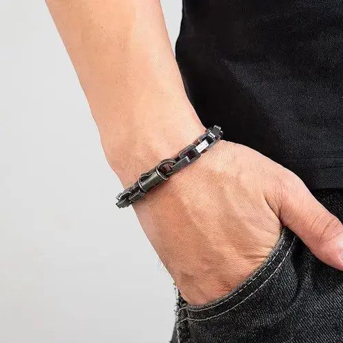 Jewelry Bicycle Chain Link Bracelet Size ONE SIZE - 1 Thumbnail