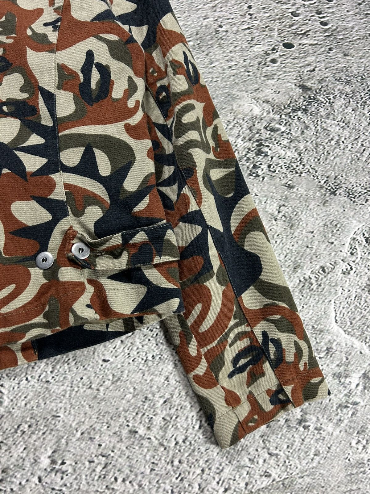 Jean Paul Gaultier Jean Paul Gaultier denim jacket AW 2001 JPG Jeans Faces Camo Size S / US 4 / IT 40 - 12 Thumbnail