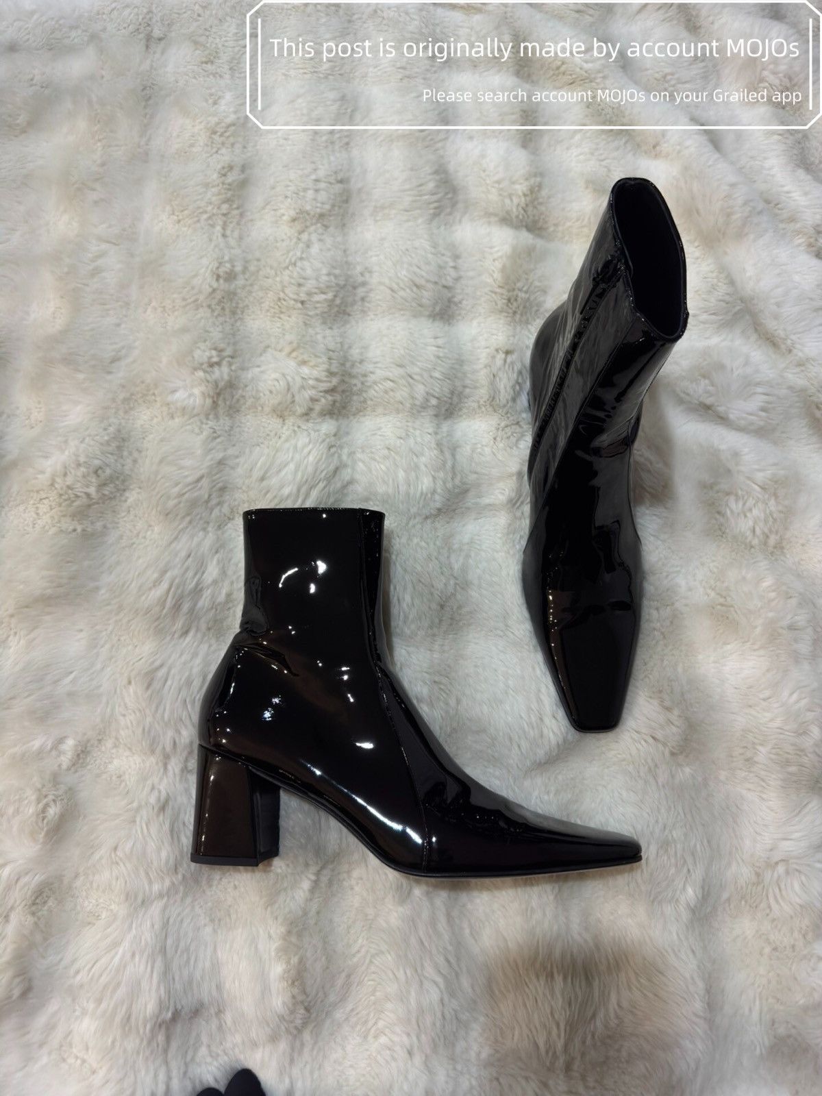 Saint Laurent Paris SLP Classic Ring Buckle Boot 41 (Sole Print