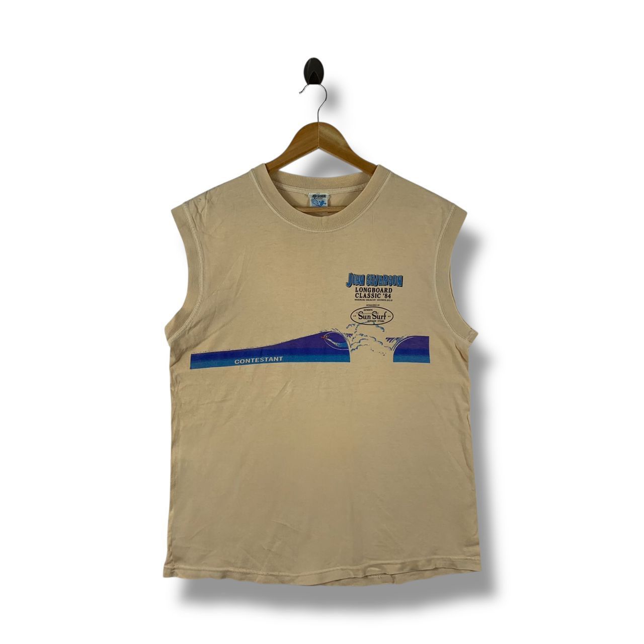 Toyo Enterprises × Vintage Vintage JOHN SEVERSON SUNSURF surf shop Tank top tee Size US L / EU 52-54 / 3 - 1 Thumbnail