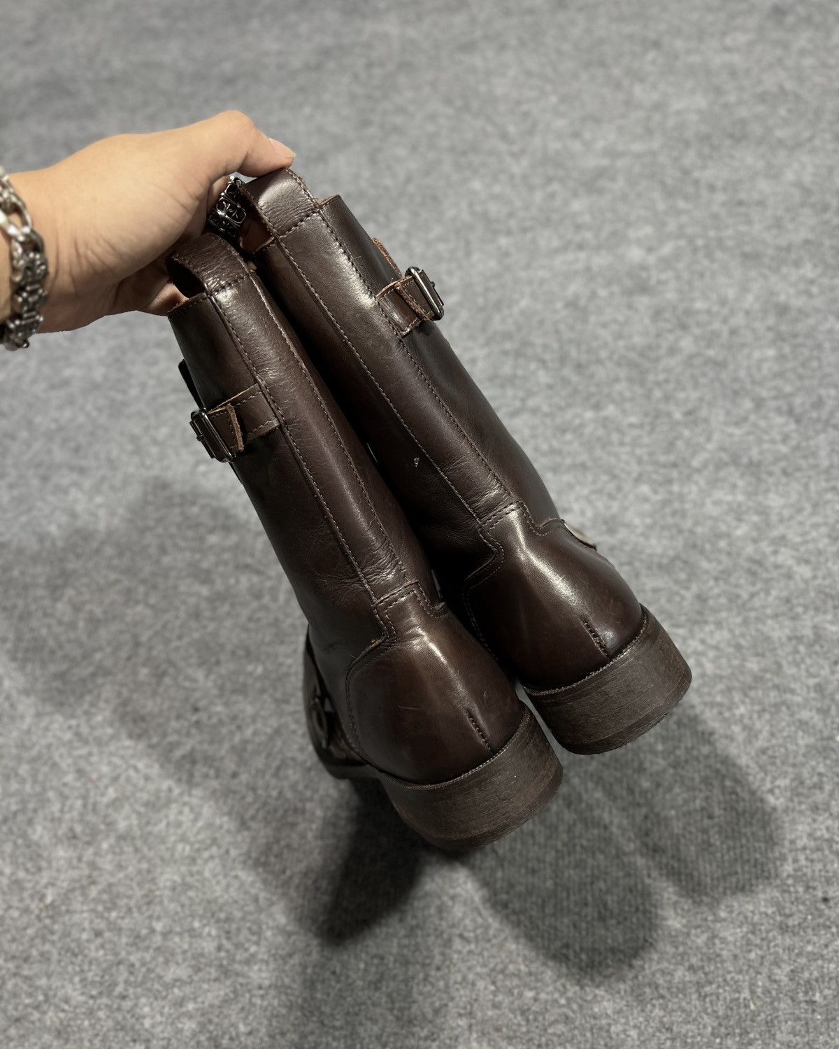 Dolce & Gabbana Dolce & Gabbana Brown Leather boot Size US 10 / EU 43 - 6 Thumbnail