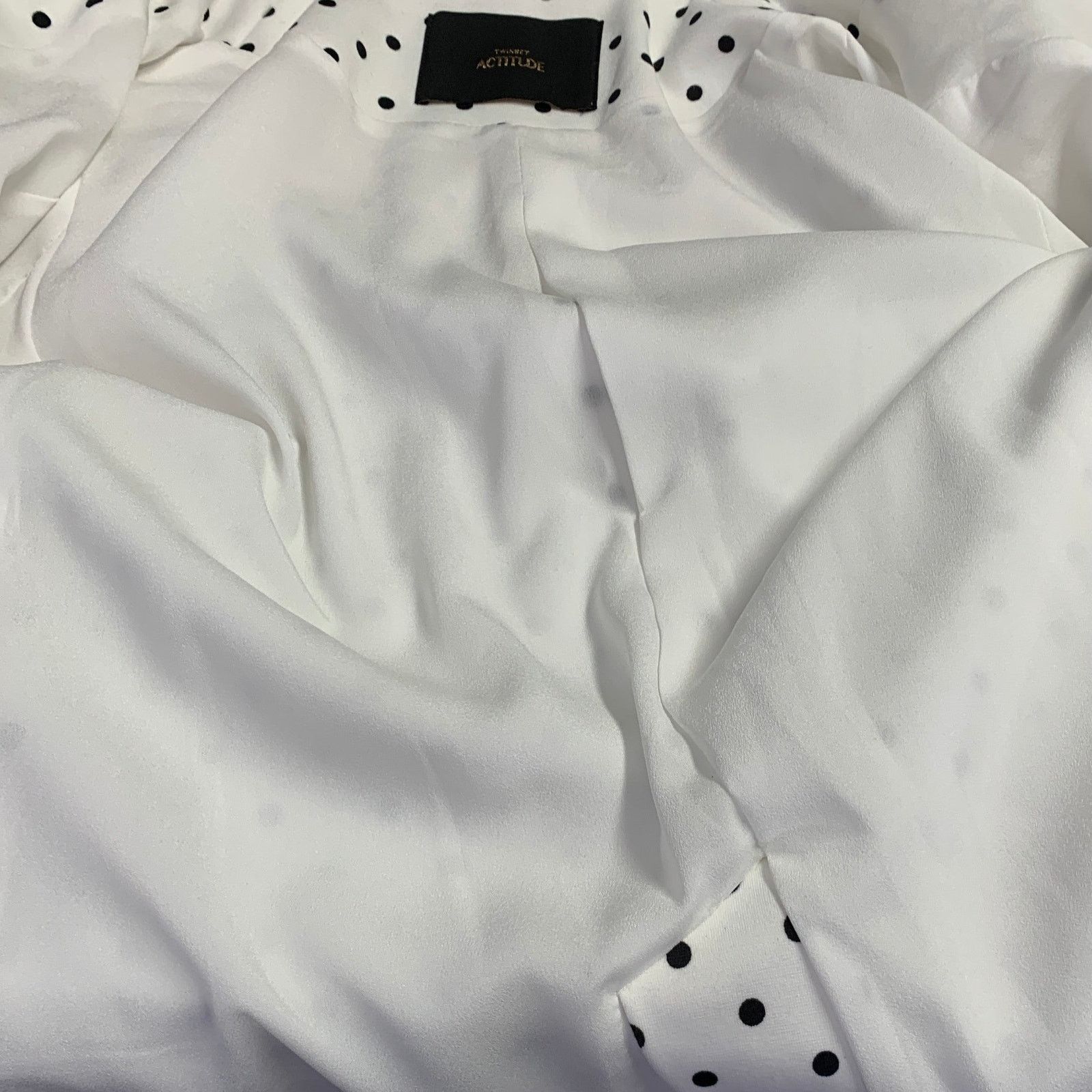 Other TWINSET ACTITUDE Size S White Black Polyester Blend Blazer Size S / US 4 / IT 40 - 5 Thumbnail
