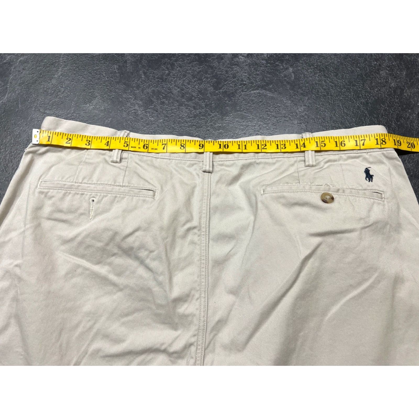 Polo Ralph Lauren VINTAGE Polo Ralph Lauren Men Chino Pants Size 38x32 Straight Fit Casual Beige Cotton Spandex Size US M / EU 48-50 / 2 - 5 Thumbnail