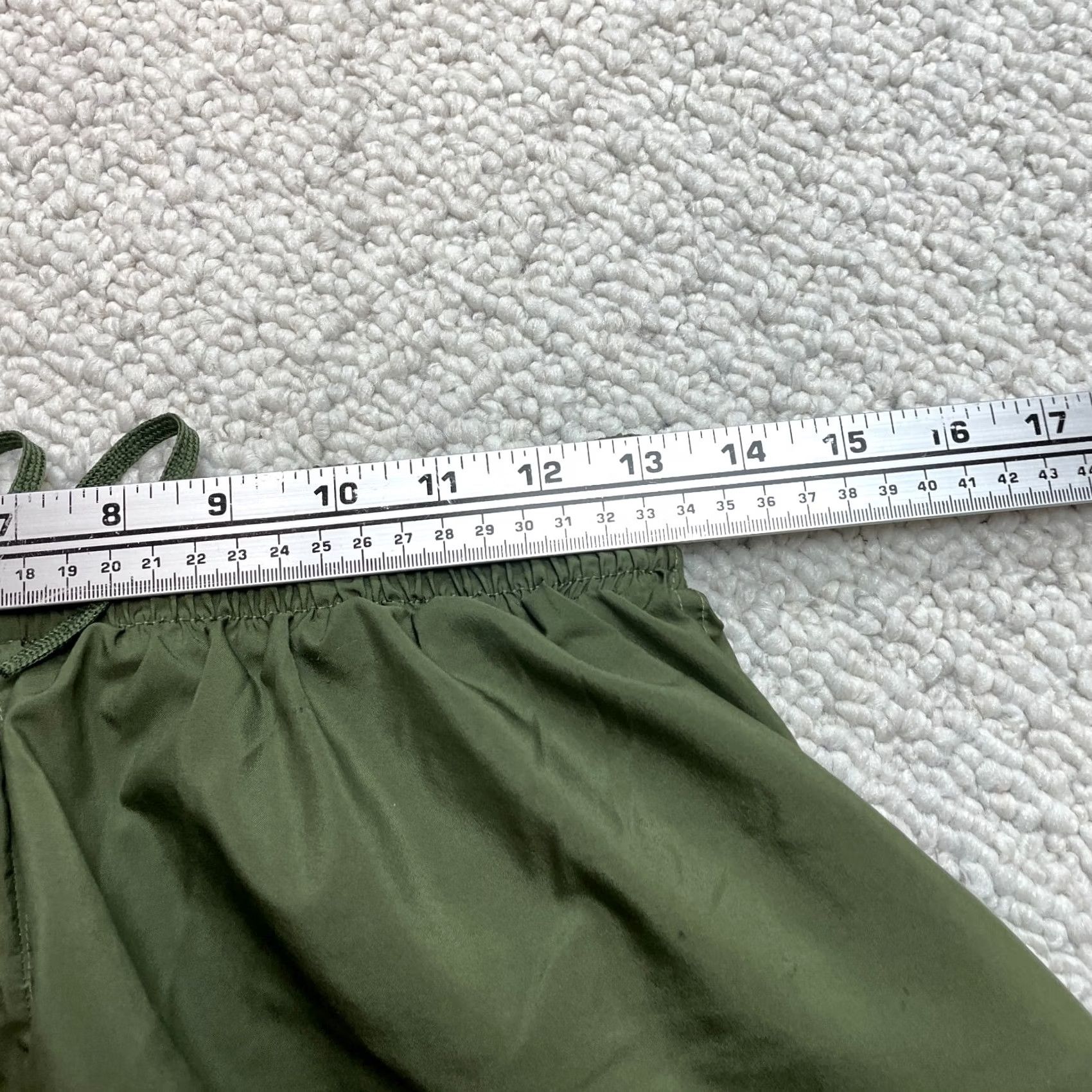 Vintage Unbranded Athletic Shorts Womens 26x5 Green Stretch Lightweight Elastic Waist Shirt? Size 26" / US 2 / IT 38 - 6 Thumbnail