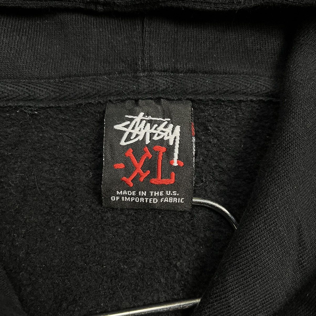 Stussy × Vintage Vintage 90s stussy brooklyn venice hoodie Size US XL / EU 56 / 4 - 7 Thumbnail