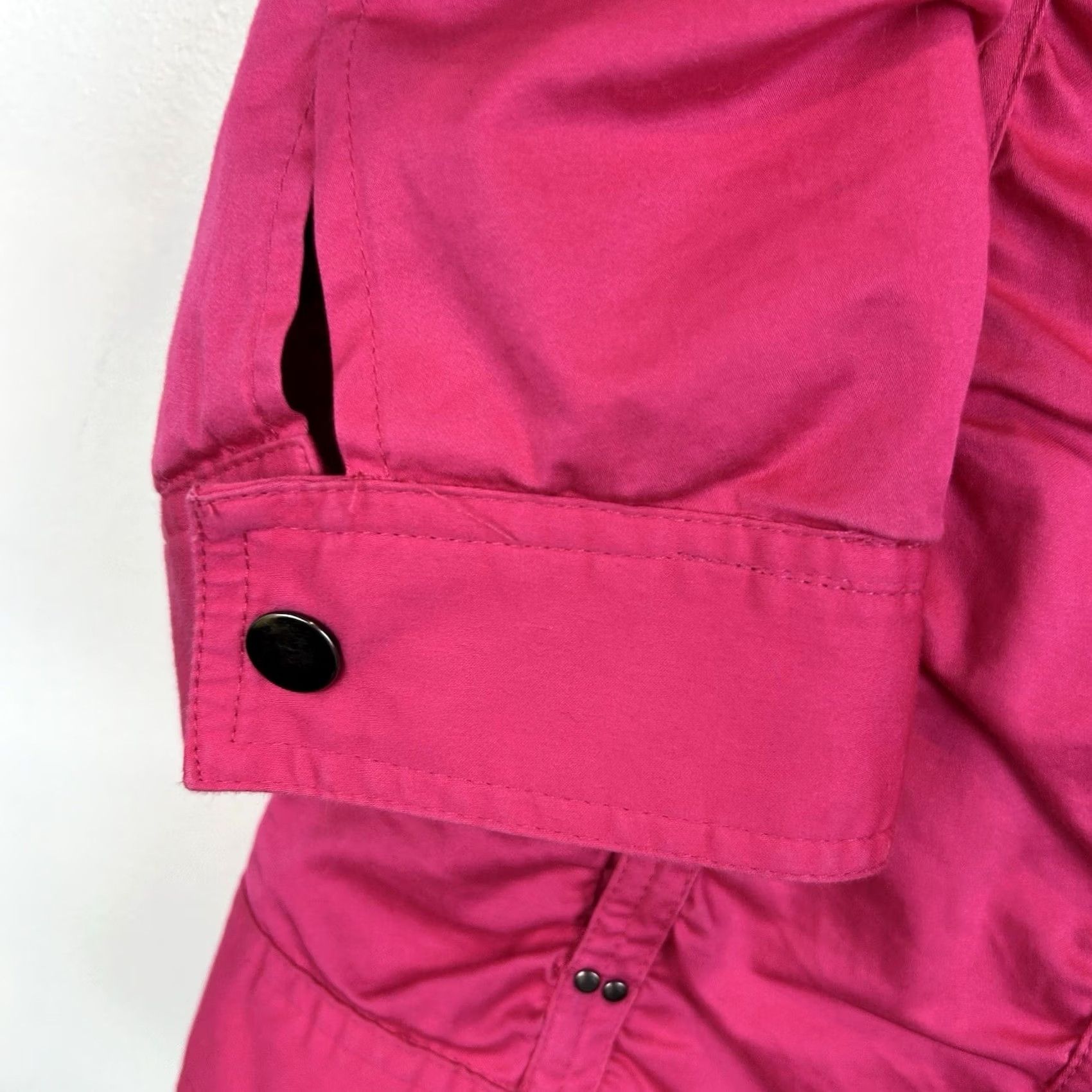 Laura Ashley Laura Ashley Jacket Womens M Short Lined Pink Solid Long Sleeve Zip Size M / US 6-8 / IT 42-44 - 7 Thumbnail