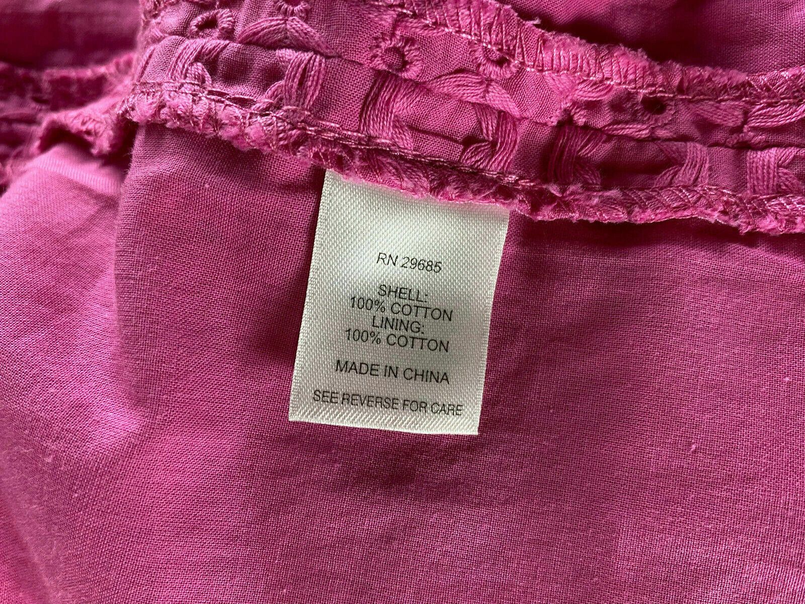 Pendleton Ladies Pendleton Pink Cotton Long Lace Dress Size 6 Size M / US 6-8 / IT 42-44 - 11 Thumbnail