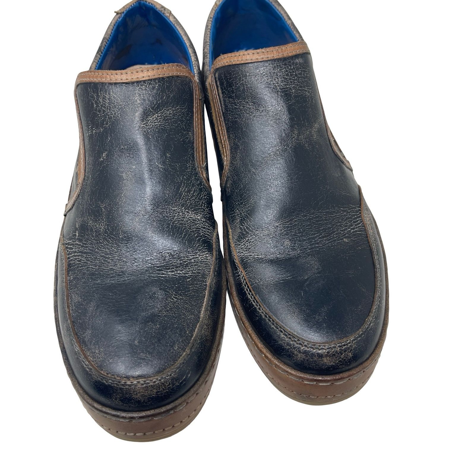 Bed Stu Bed Stu Freestyle Leather Loafer Sneake Black Lux Tan Rustic Size US 10.5 / EU 43-44 - 3 Thumbnail