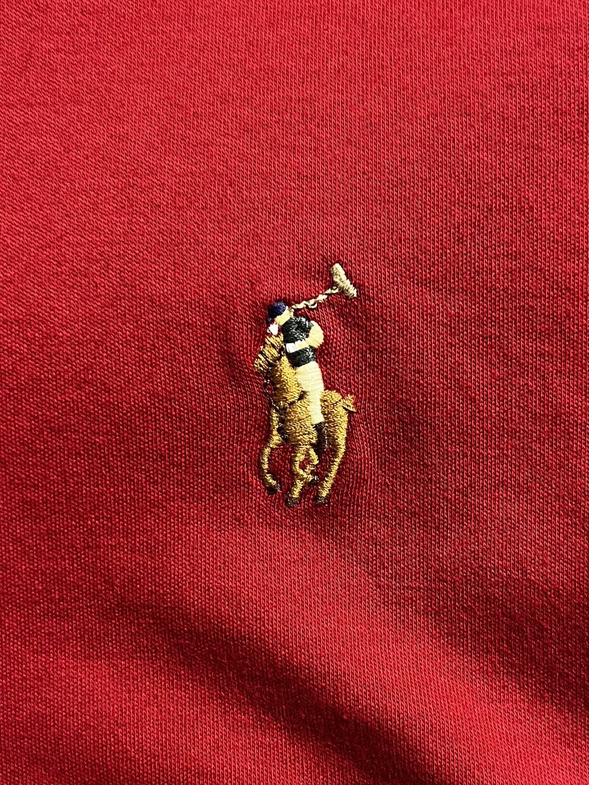 Polo Ralph Lauren Red Polo Ralph Lauren Turtleneck Sweater Size US L / EU 52-54 / 3 - 3 Thumbnail