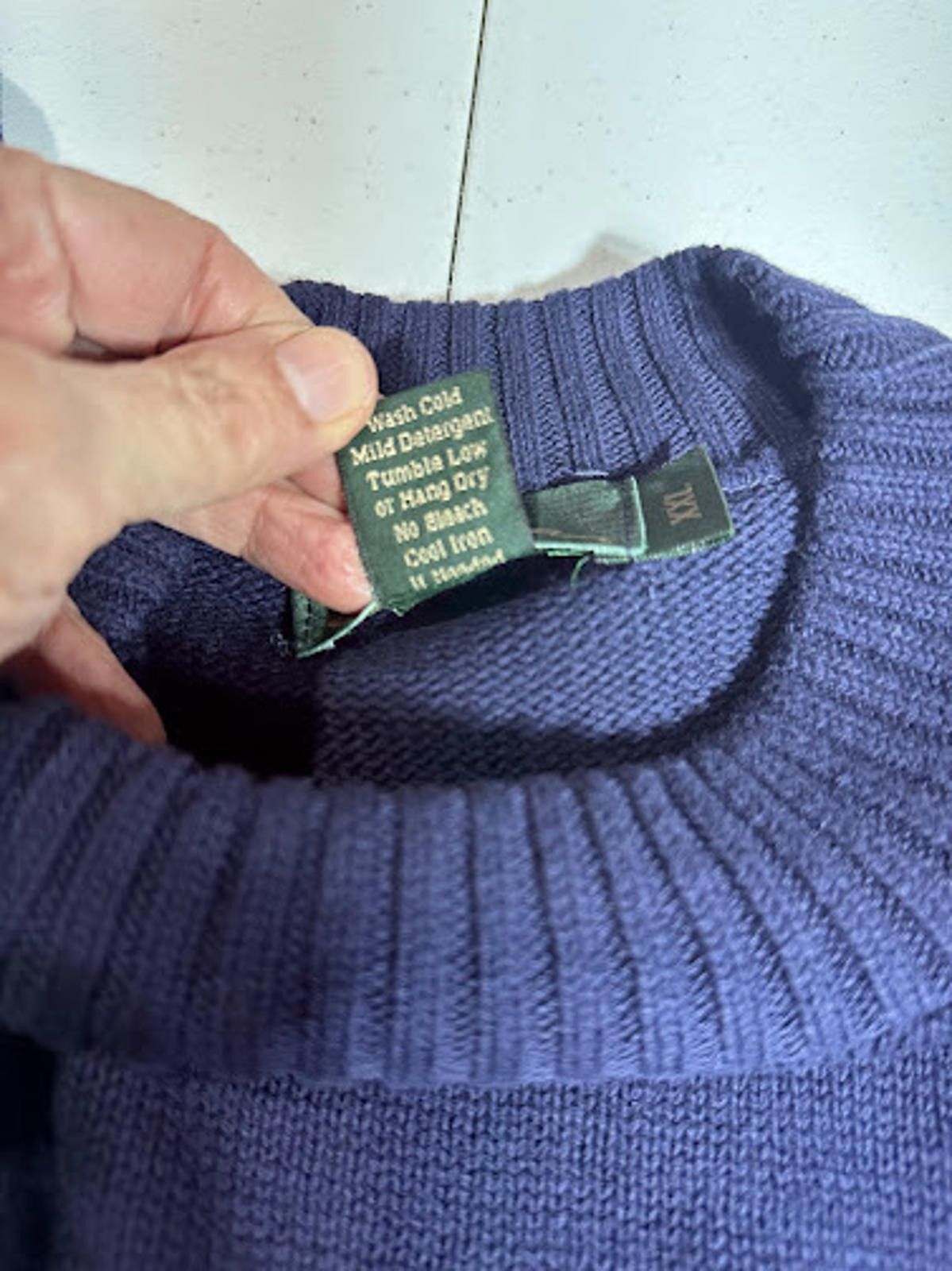 Sahara Club Vintage USA Navy Midshipmen Football Knit Sweater XXL Size US XXL / EU 58 / 5 - 7 Thumbnail