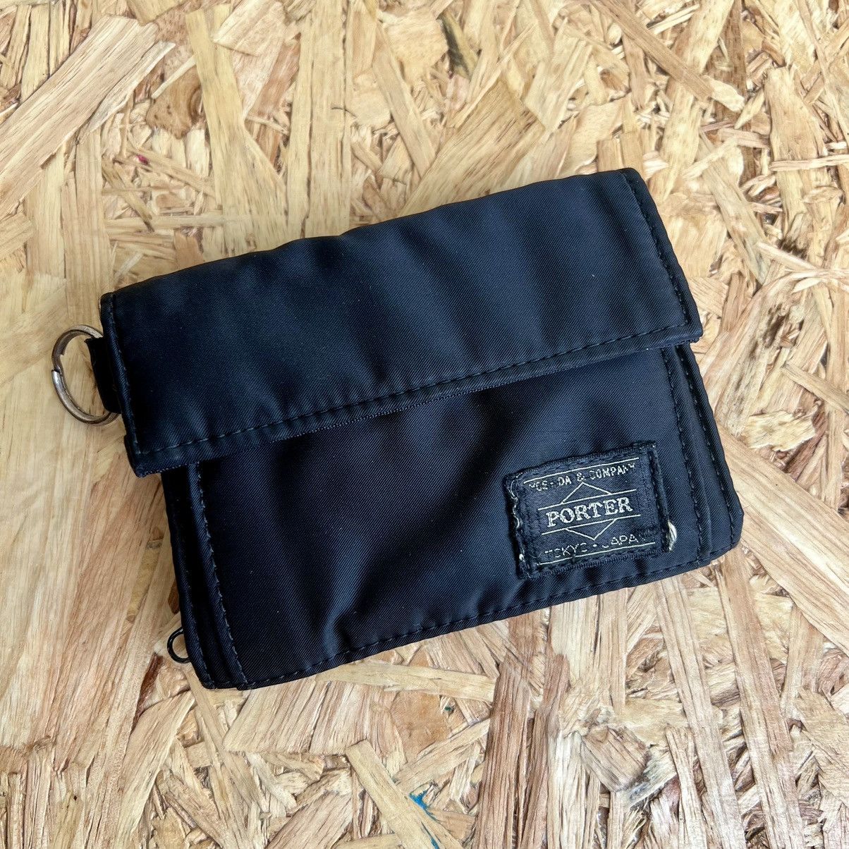 image of Head Porter x Porter Tanker Wallet in Black, Men's