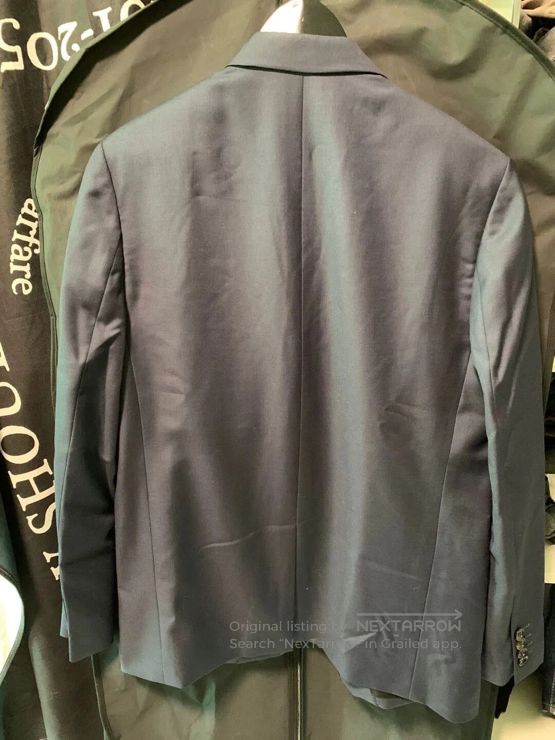 Dior Blue Formal Blazer with Lapel Trim. Size US M / EU 48-50 / 2 - 3 Thumbnail