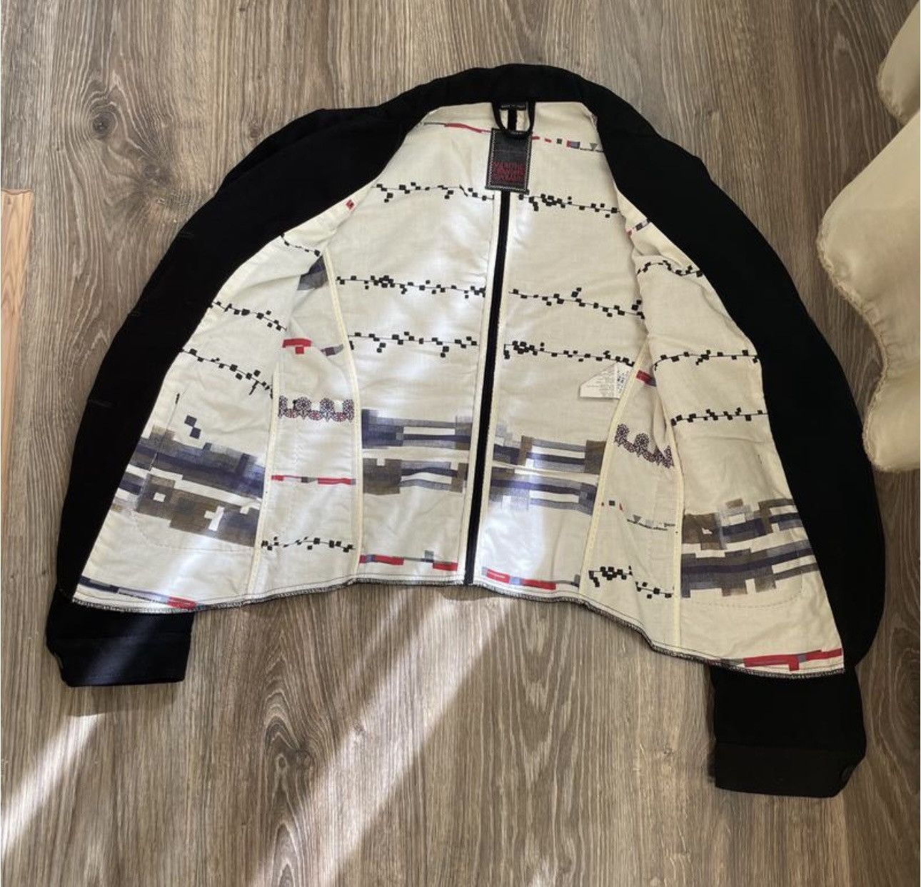 Designer × Marithe + Francois Girbaud 1980s Marithe Francois Girbaud avant garde Opium Y2K Size S / US 4 / IT 40 - 13 Thumbnail