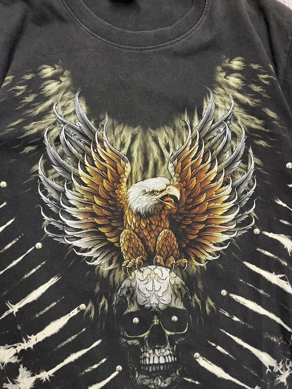 Vintage VINTAGE EAGLE SKULL TEE Size US M / EU 48-50 / 2 - 2 Thumbnail