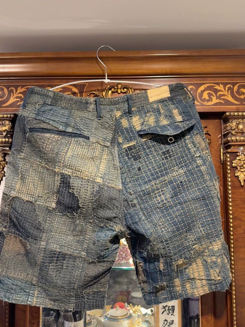 Kapital Kapital Kapital Boro Denim Shorts XL - Limited Edition-250 Size US 36 / EU 52 - 2 Thumbnail