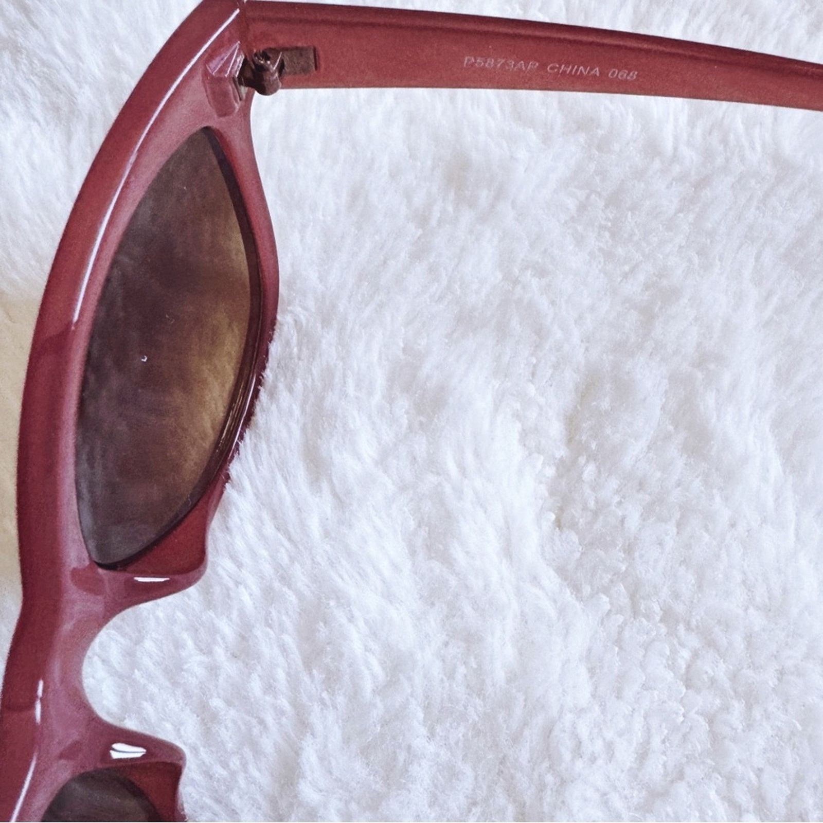 Other Mina Burgundy Brown Chic Sunglasses Size ONE SIZE - 5 Thumbnail