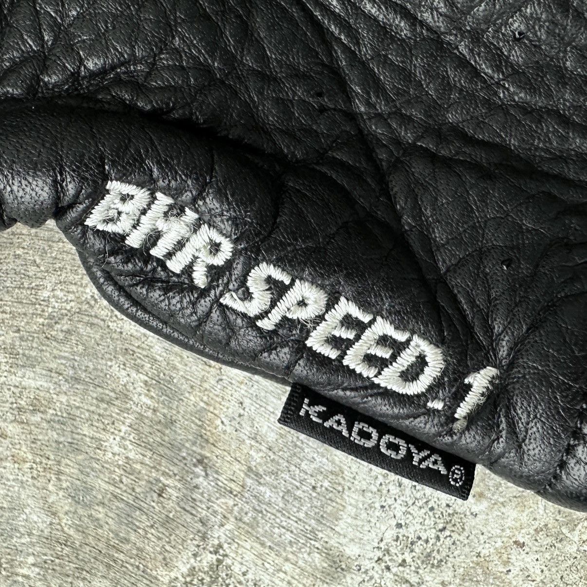Japanese Brand BHR Speed stripe hammer studded Leather bones Akira Gloves Size ONE SIZE - 5 Thumbnail