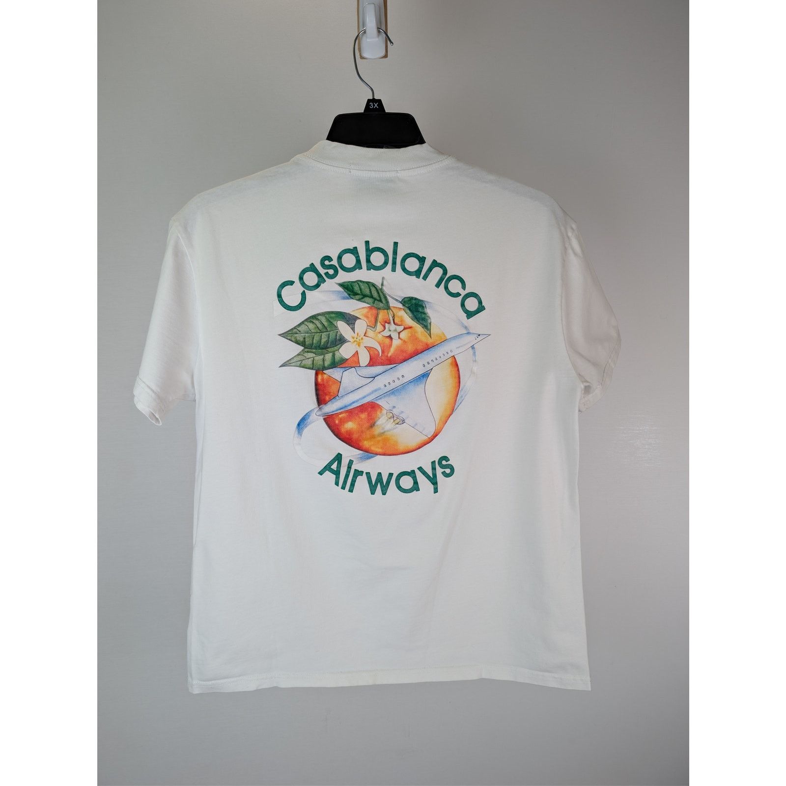 Casablanca o1rshd1 CC20 Orbite Autour De L'Orange airway print t-Shirt Size US L / EU 52-54 / 3 - 10 Thumbnail
