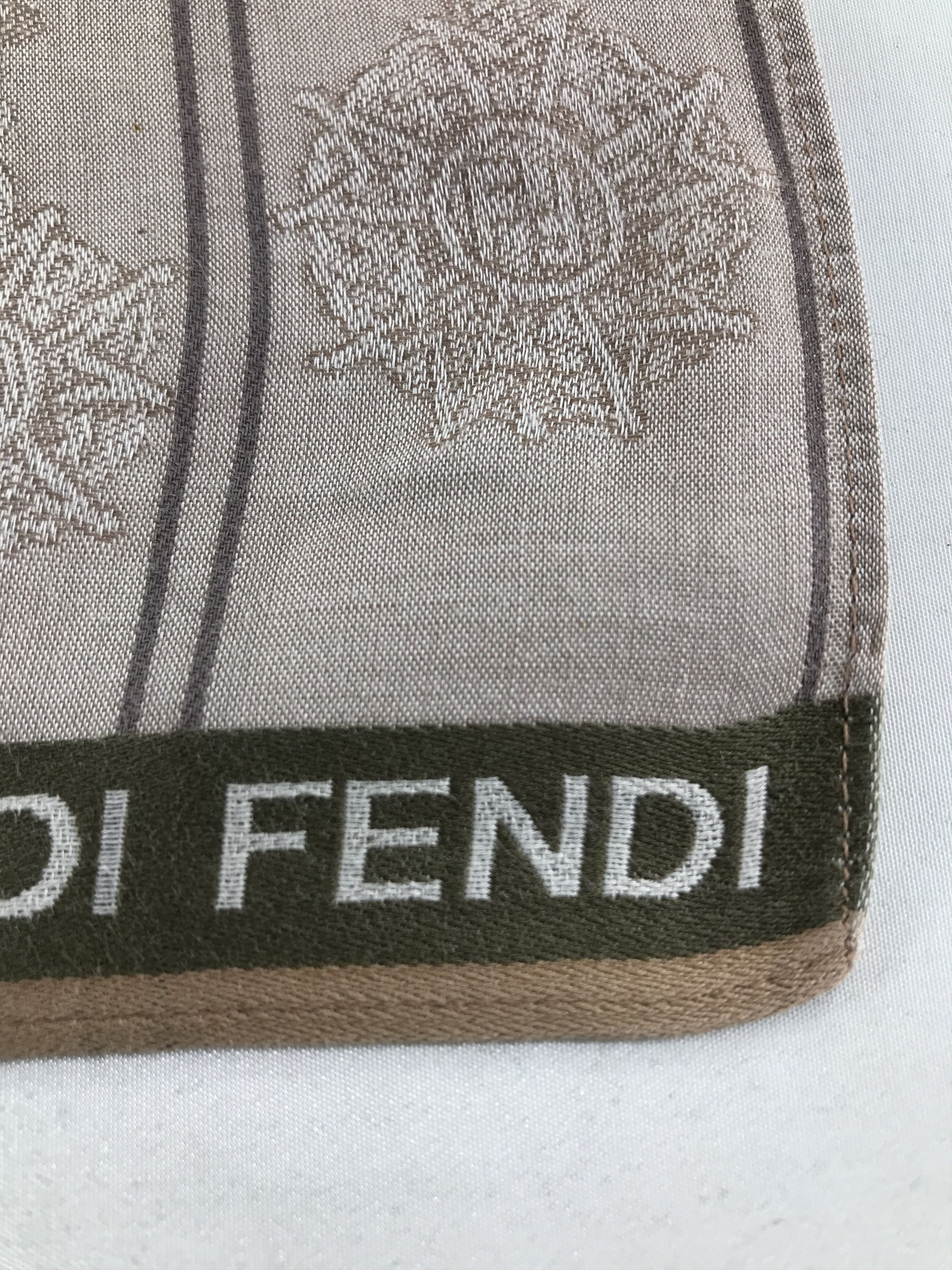 Vintage Fendi Medal of Honor Handkerchief Neckerchief Bandana H11 Size ONE SIZE - 4 Thumbnail