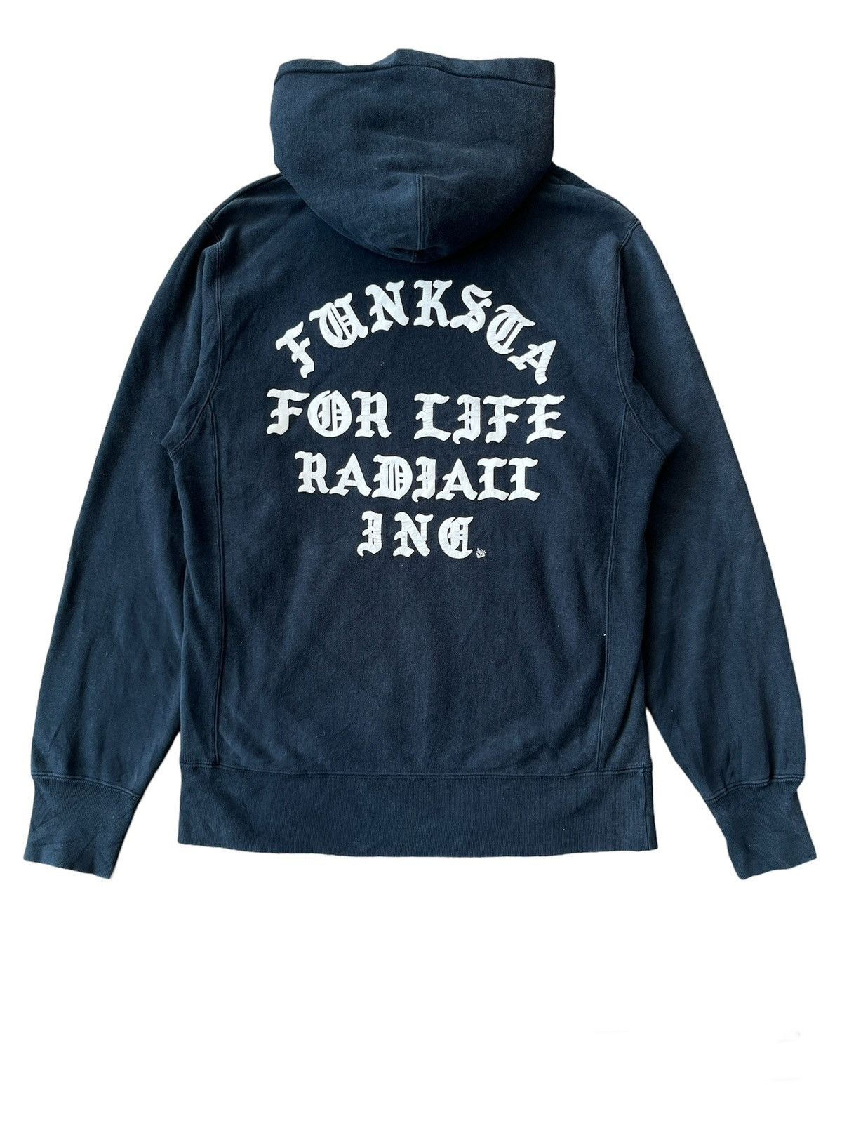 image of Streetwear Hoodie in Dark Blue, Men's (Size Medium)