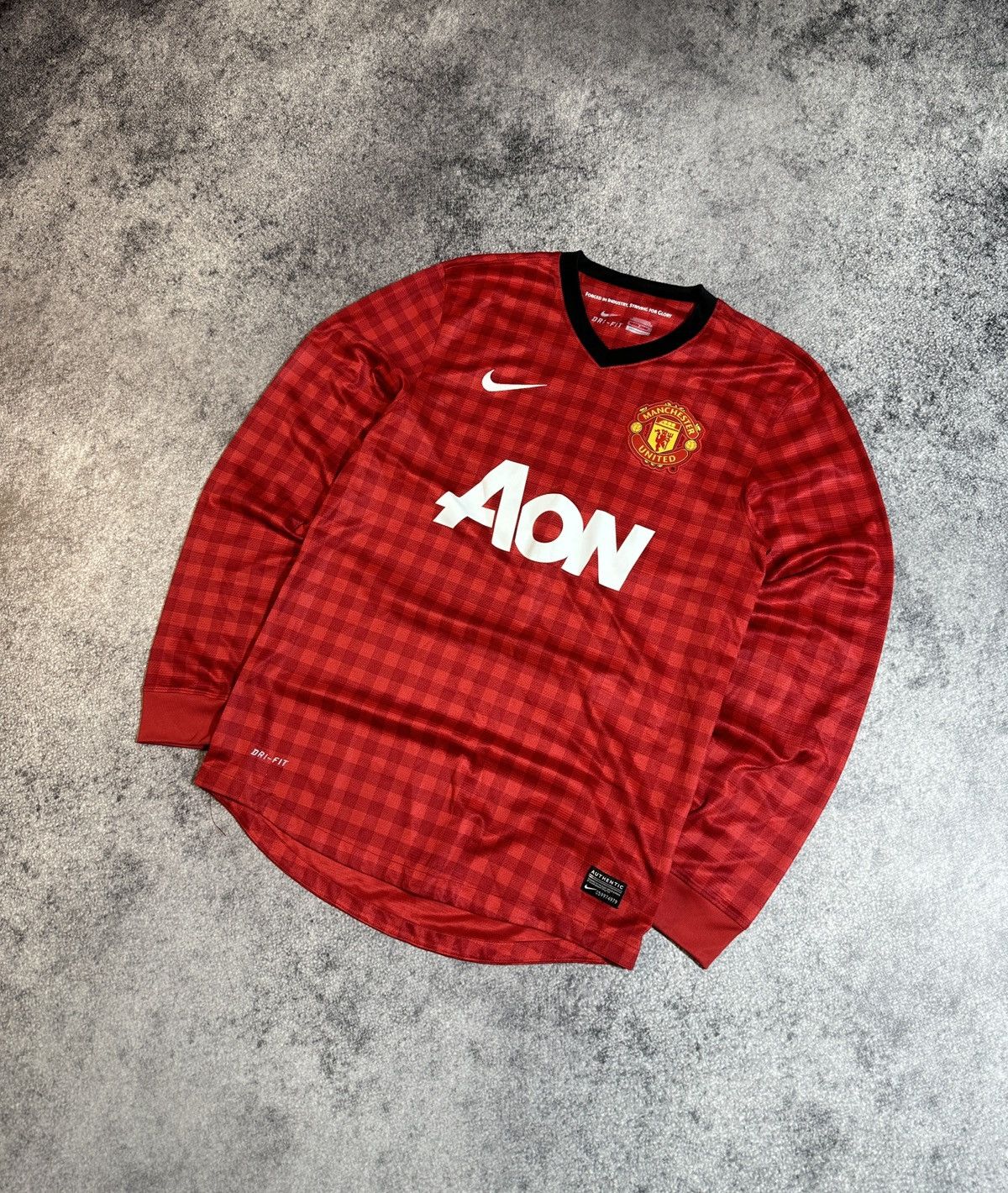 Nike Vintage Nike Manchester United Soccer Long Jersey Blokecore Size US S / EU 44-46 / 1 - 2 Thumbnail