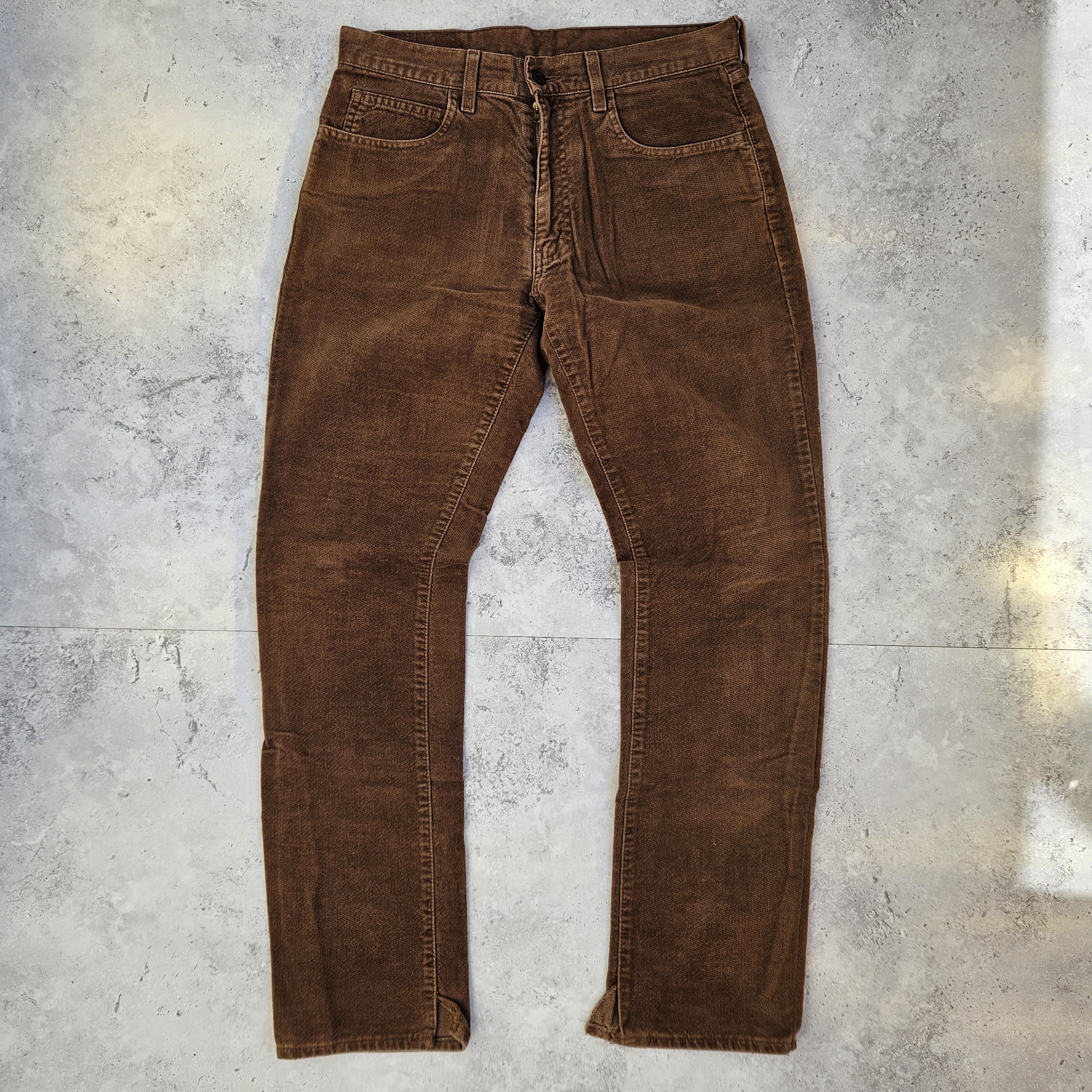 Levi's × Levi's Vintage Clothing × Vintage Vintage Levi's White Tab Brown Pants Size US 31 - 1 Thumbnail