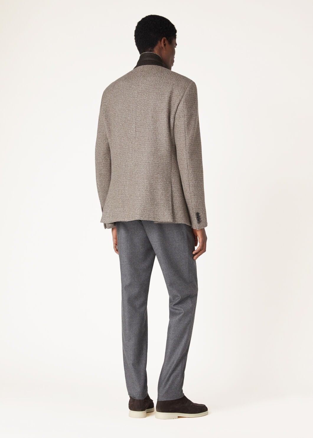 Loro Piana o1w1db10825 FAO6526 Torino Jacket in Beige Size US M / EU 48-50 / 2 - 5 Thumbnail