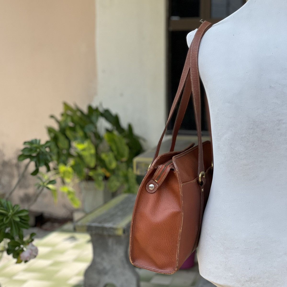 Leather × Vintage Vintage Leather Marie Claire Shoulder Bag Size ONE SIZE - 4 Thumbnail