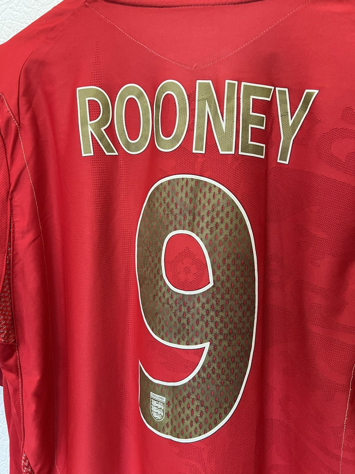 Umbro ROONEY England 2006 Away Kit Soccer jersey Size US XL / EU 56 / 4 - 7 Thumbnail