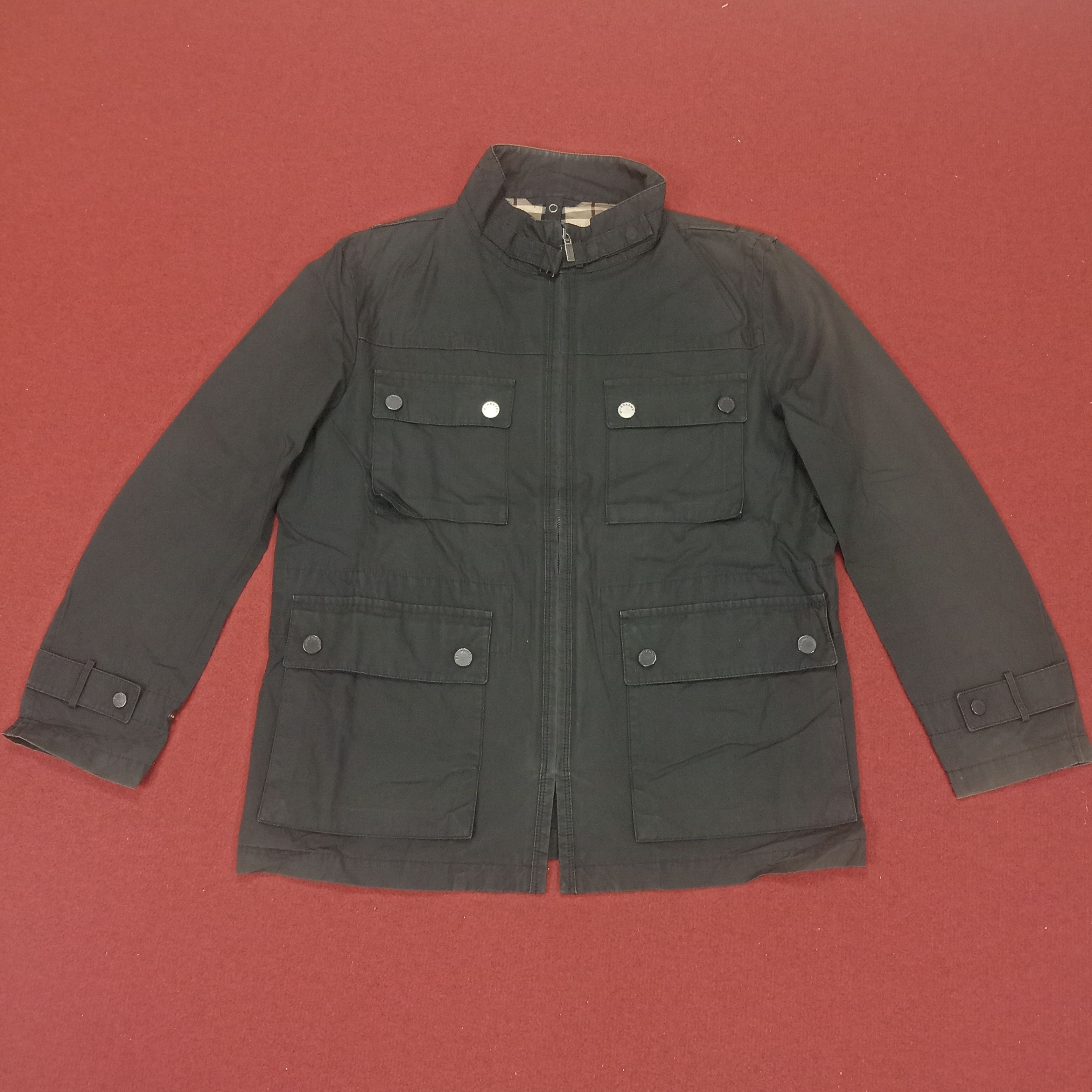 Burberry Burberry London Luxury Brand Multi Pocket Design Jacket Size US L / EU 52-54 / 3 - 1 Thumbnail