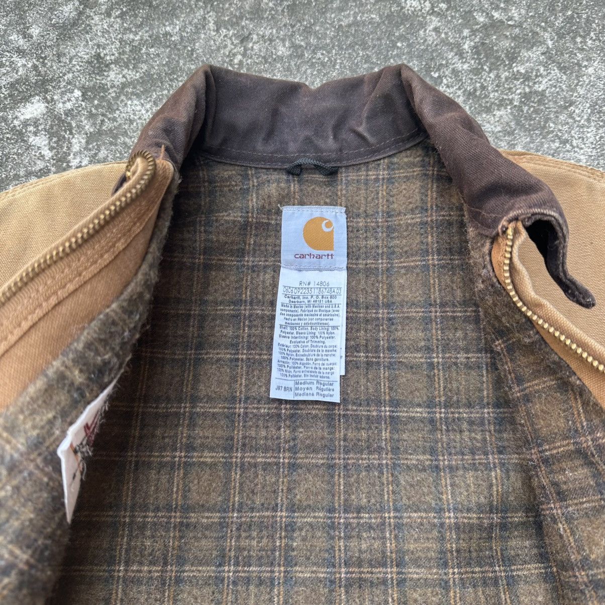 Carhartt Crazy Vintage Faded Carhartt Detroit Jacket J97 BRN Size US M / EU 48-50 / 2 - 6 Thumbnail