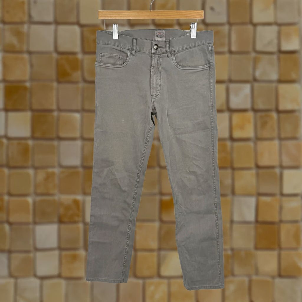 Faherty Faherty Pants Mens 30 Gray Comfort Twill 5 Pocket Casual Chino Comfort Size US 30 / EU 46 - 1 Thumbnail