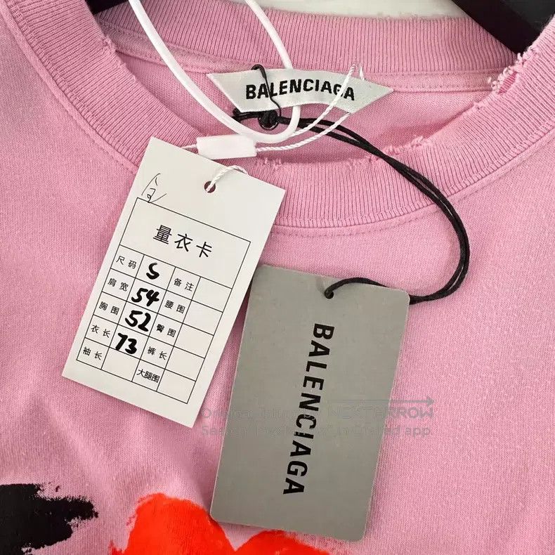 Balenciaga Balenciaga Haze blue print lock short sleeve Size US S / EU 44-46 / 1 - 7 Thumbnail