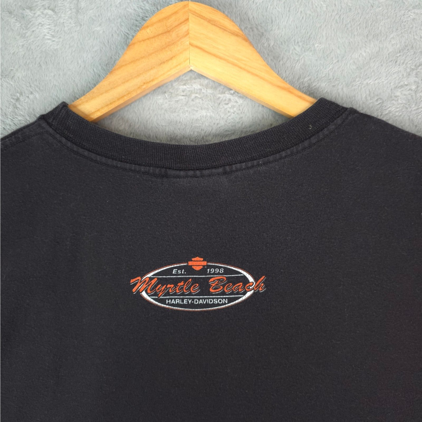 Harley Davidson Harley Davidson T-Shirt Mens XL Cotton USA Myrtle Beach SC Size US XL / EU 56 / 4 - 4 Thumbnail