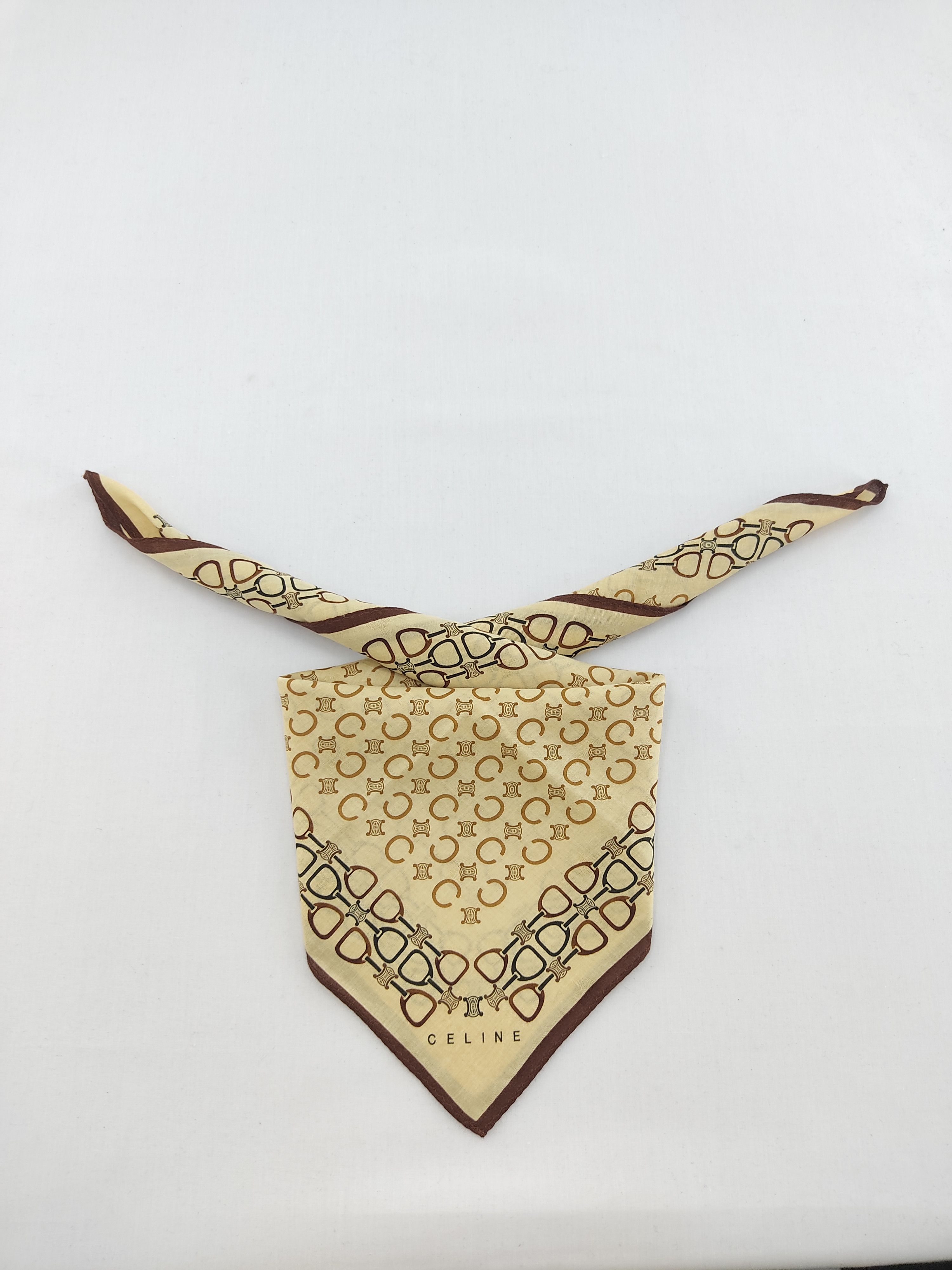 Celine Vintage Celine Handkerchief / Neckwear / Bandana Size ONE SIZE - 2 Thumbnail