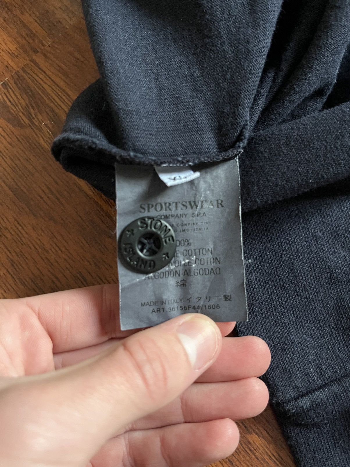Stone Island Stone Island 2002/2004 SS long sleeves polo Size US L / EU 52-54 / 3 - 9 Thumbnail