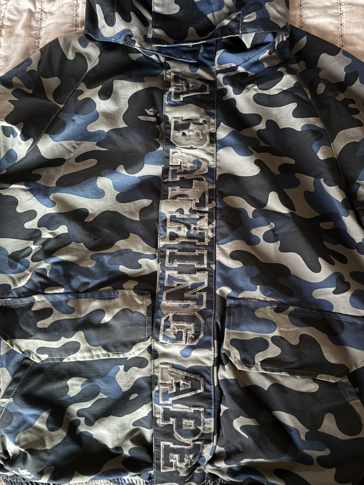 Bape Blue Bape Camo Rain Jacket Size US S / EU 44-46 / 1 - 2 Thumbnail