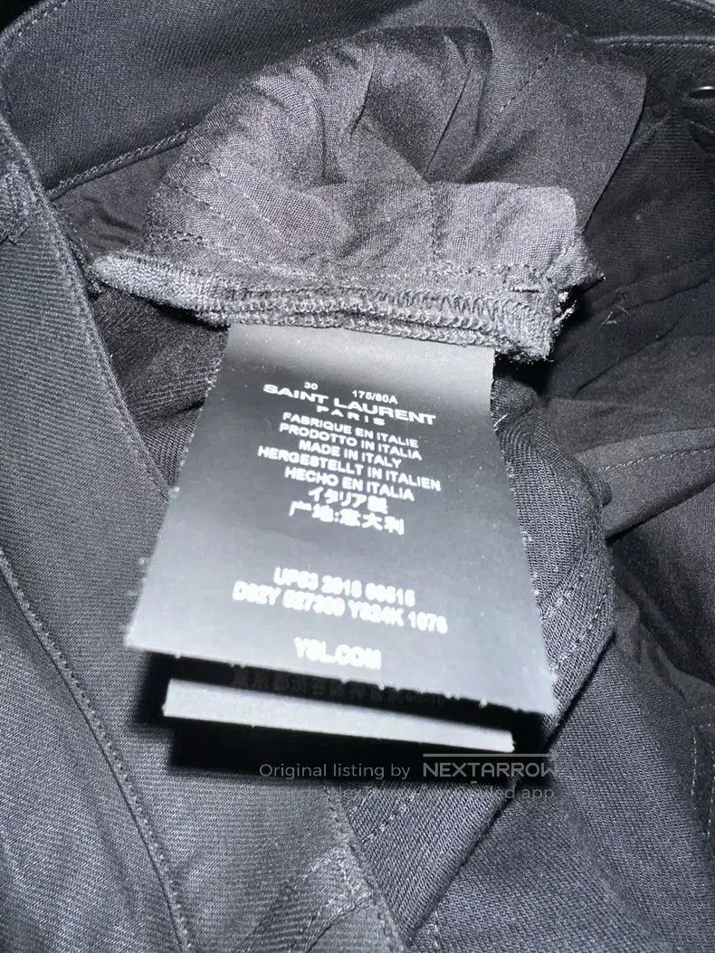 Saint Laurent Paris Saint Laurent Paris Waxed Denim Jeans Size US 30 / EU 46 - 7 Thumbnail