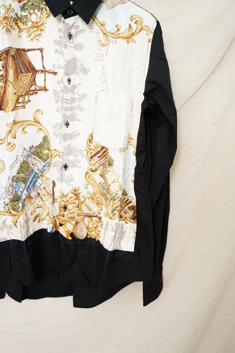 Comme des Garcons Comme Des Garcons Silk Patchwork Shirt Size M / US 6-8 / IT 42-44 - 3 Thumbnail