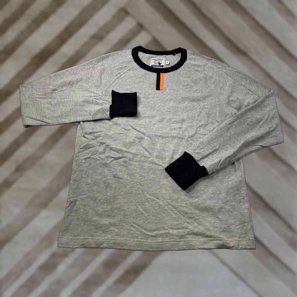 CO Guideboat Co. Shirt Long Sleeve T Shirt Gray Mens M Cotton Size US M / EU 48-50 / 2 - 1 Thumbnail