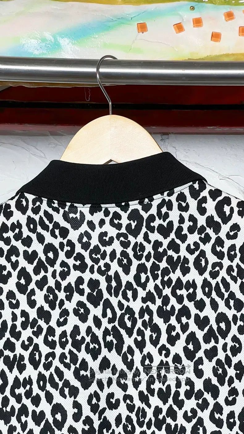 Saint Laurent Paris Saint Laurent Paris Leopard Print Collar Polo Shirt Size US M / EU 48-50 / 2 - 8 Thumbnail