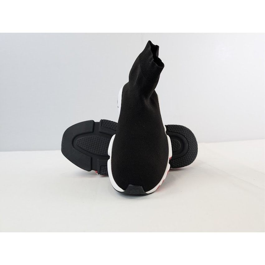 Balenciaga o1rshd1 Speed LT Graffiti Sneakers in Black / White / Red Size US 8 / EU 41 - 13 Thumbnail