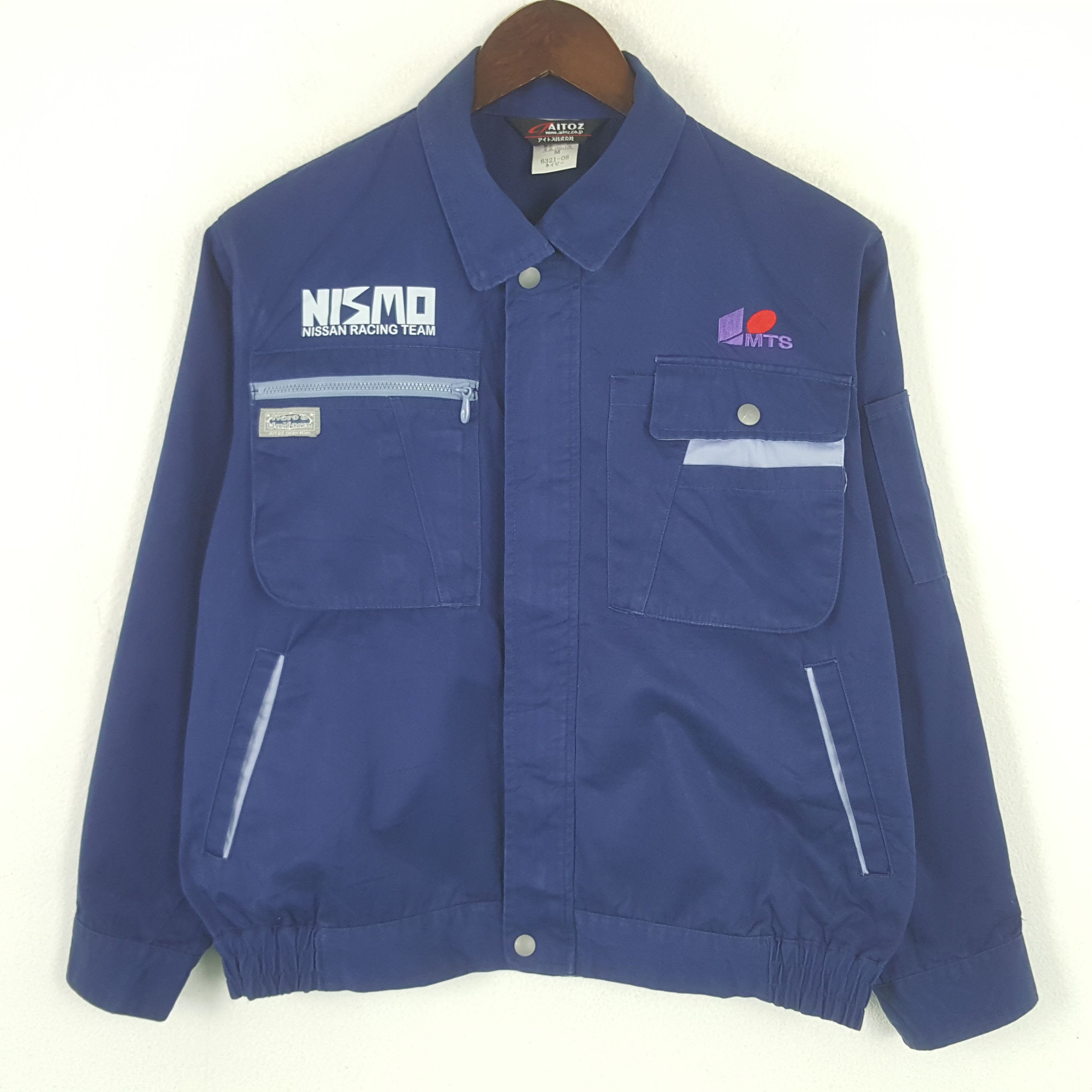 Japanese Brand × Vintage Vintage Nismo Nissan Racing Team Custom Sport Jacket C292N28 Size US M / EU 48-50 / 2 - 3 Thumbnail