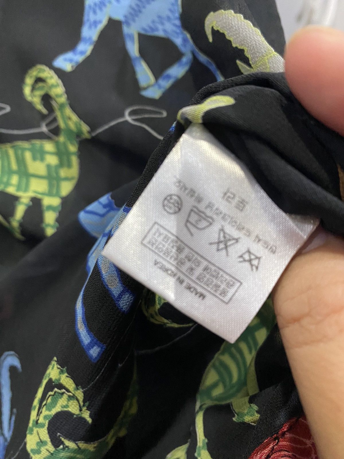 Japanese Brand Torah Goat Art Print Top Transparent Sheer Blouse All Over Size M / US 6-8 / IT 42-44 - 11 Thumbnail