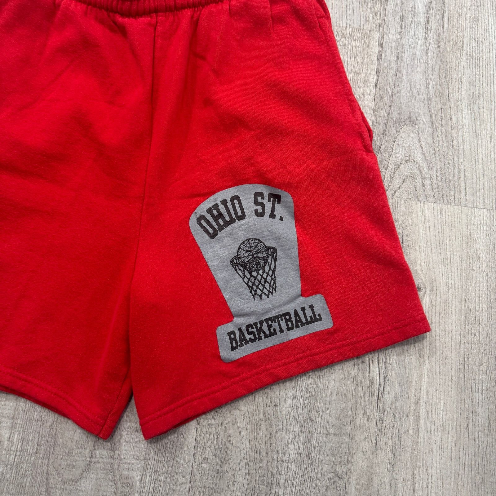 Vintage Vintage Ohio State Buckeyes Basketball Sweat Shorts Medium Size US 30 / EU 46 - 2 Thumbnail