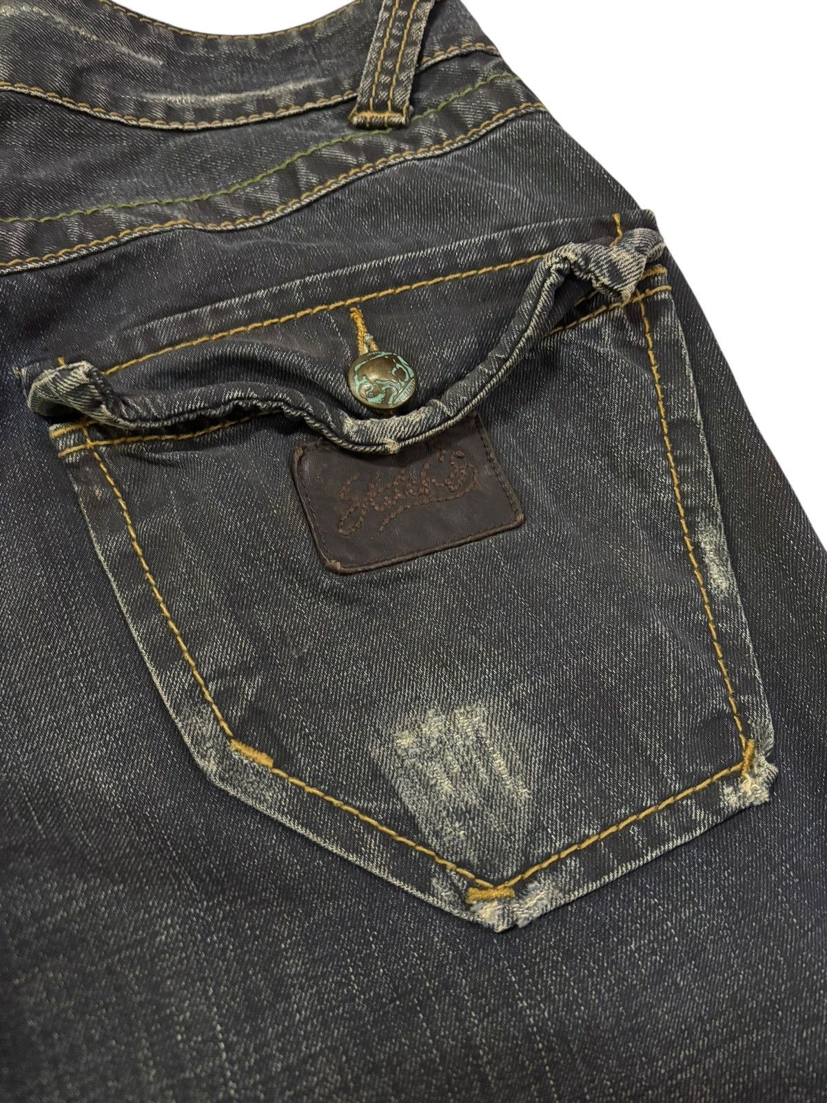 Other Vtg Y2k Stitch’s Nebraska Flared Jeans Size US 31 - 6 Thumbnail