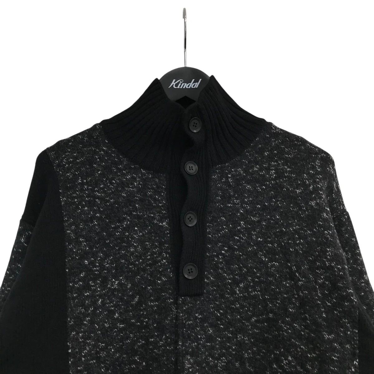 Yohji Yamamoto Yohji Yamamoto pour homme // High-neck button-down knit Size US L / EU 52-54 / 3 - 3 Thumbnail